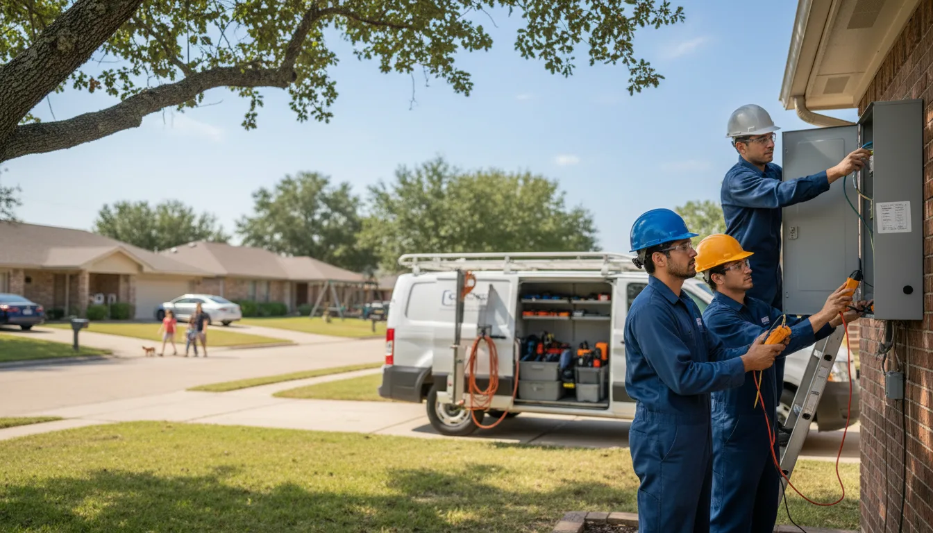 Certified electrician providing emergency electrical services in Farber, MO